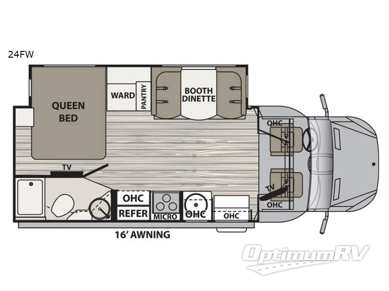 2017 Dynamax isata 3 24FW RV Floorplan Photo