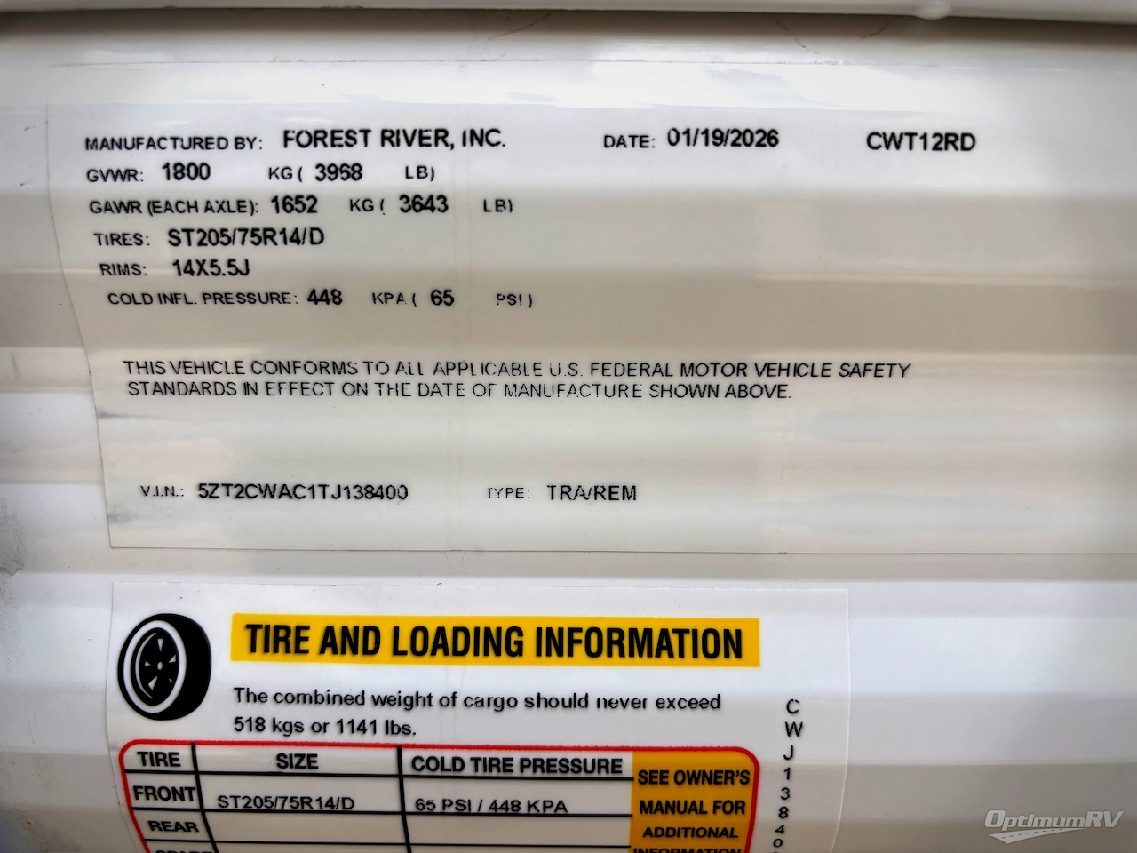 2026 Coachmen Clipper 3K Series 12RD Photo 12