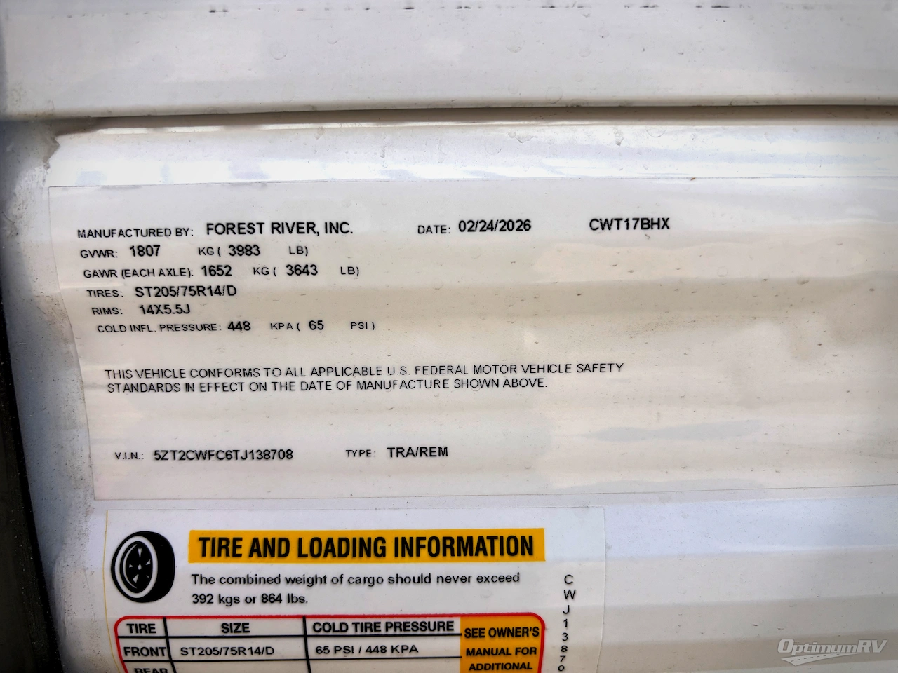 2026 Coachmen Clipper 3K Series 17BHX Photo 12