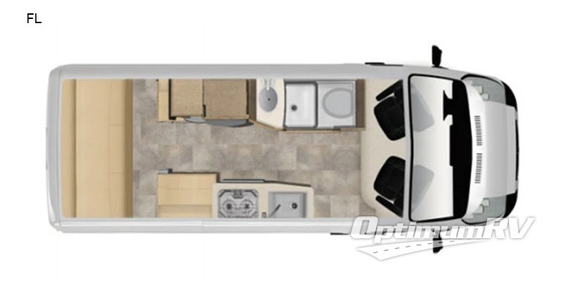 2020 Pleasure-Way Lexor FL Floorplan Photo