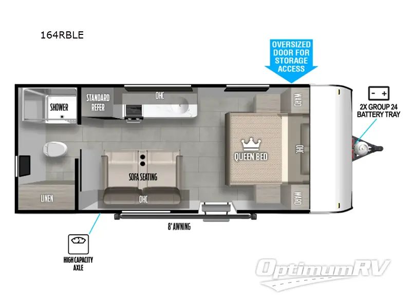 2024 Forest River Salem FSX 164RBLE Floorplan Photo