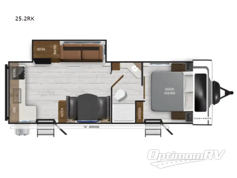 2025 Heartland Corterra 25.2RK RV Floorplan Photo
