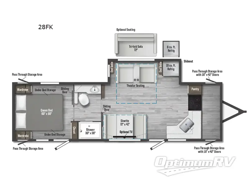 2025 Winnebago Access 28FK Floorplan Photo