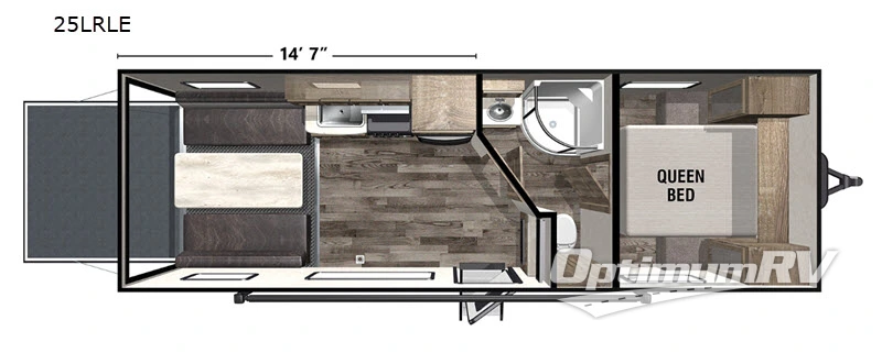 2020 Forest River XLR Boost 25LRLE Floorplan Photo