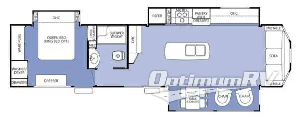 2014 Forest River Cedar Creek Cottage 40CCK RV Floorplan Photo