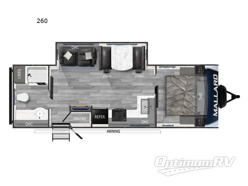 2024 Heartland Mallard 260 Floorplan Photo