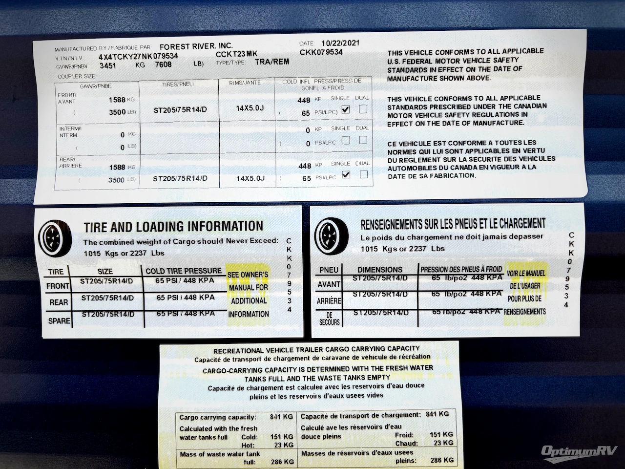 2022 Forest River Cherokee Grey Wolf 23MK Photo 15