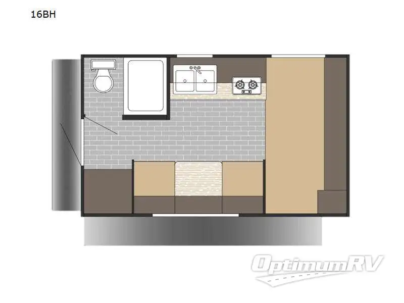 2024 Sunset Park Sun Lite 16BH RV Floorplan Photo