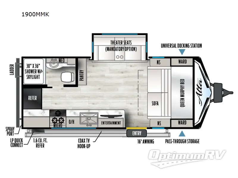 2024 East To West Alta 1900MMK Floorplan Photo