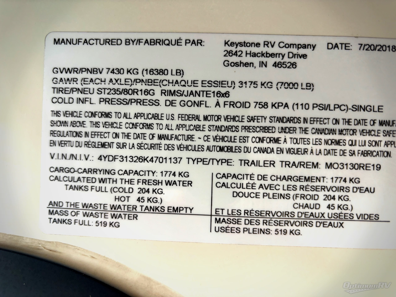 2019 Keystone Montana 3130RE Photo 23