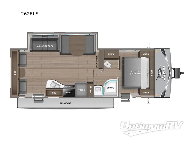 2026 Jayco Jay Flight SLX 262RLS Floorplan Photo