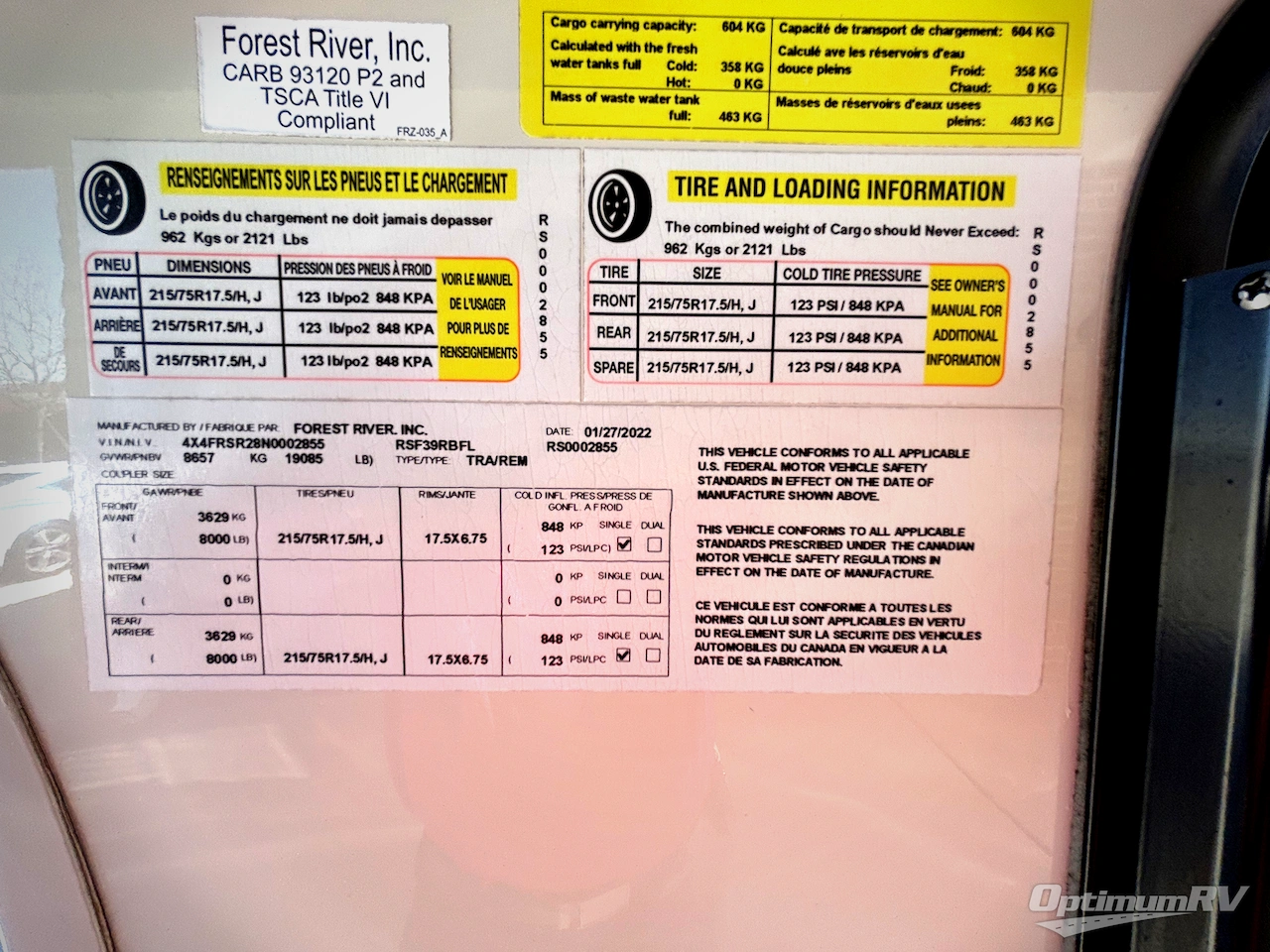 2022 Forest River RiverStone 39RBFL Photo 34