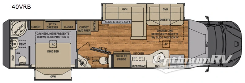 2020 Renegade Verona 40VRB Floorplan Photo
