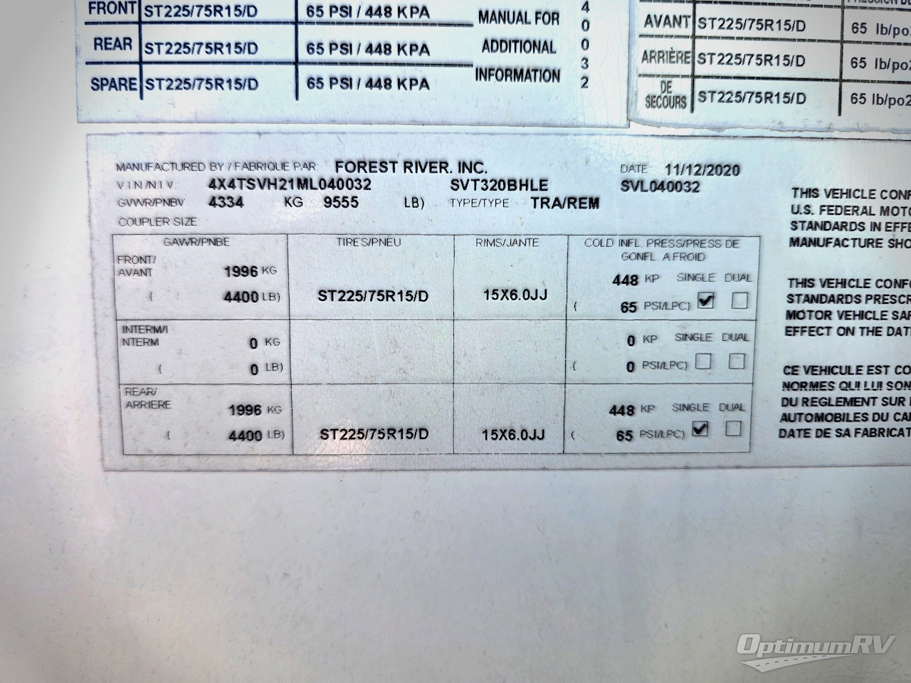 2021 Forest River Surveyor Legend 320BHLE Photo 22