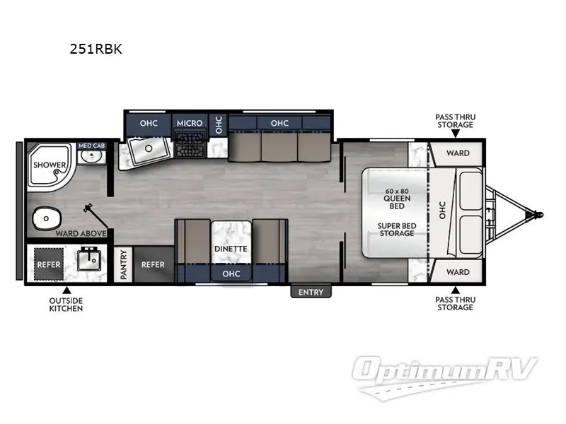 2024 Coachmen Apex Ultra-Lite 251RBK Floorplan Photo