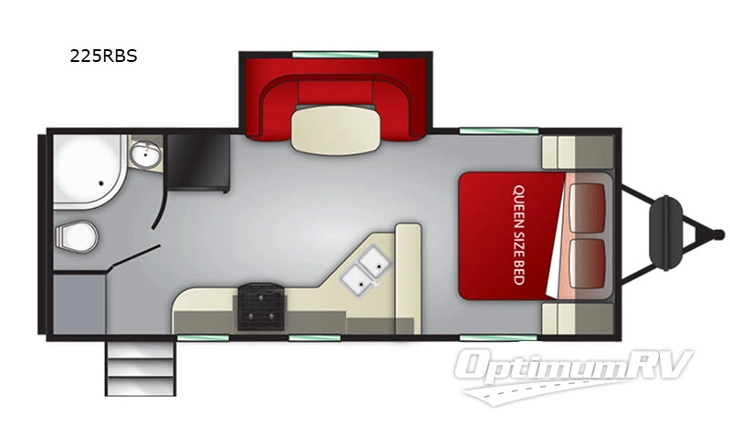 2019 Cruiser Shadow Cruiser 225RBS RV Floorplan Photo