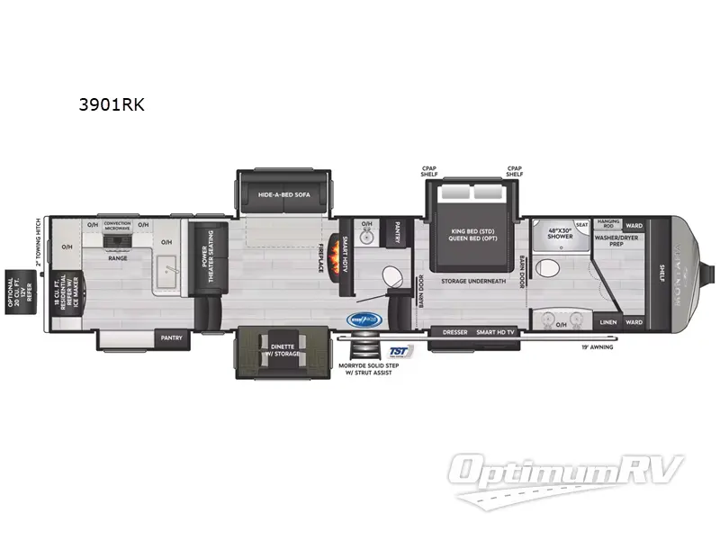 2023 Keystone Montana 3901RK RV Floorplan Photo