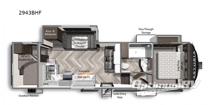 2020 Dutchmen Astoria 2943BHF RV Floorplan Photo