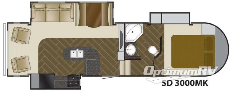 2013 Heartland Sundance 3000MK RV Floorplan Photo