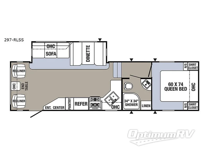 2017 Palomino Puma 297RLSS RV Floorplan Photo