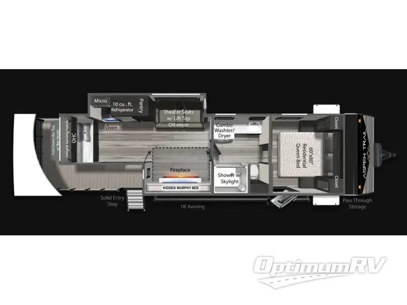 2025 Dutchmen Aspen Trail 3200WAP RV Floorplan Photo