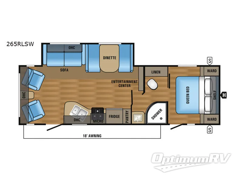 2017 Jayco Jay Flight SLX 265RLSW RV Floorplan Photo