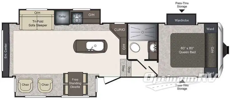 2016 Keystone Laredo Super Lite 297SRE RV Floorplan Photo