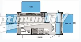 2014 Jayco Jay Feather Ultra Lite SLX X18D RV Floorplan Photo