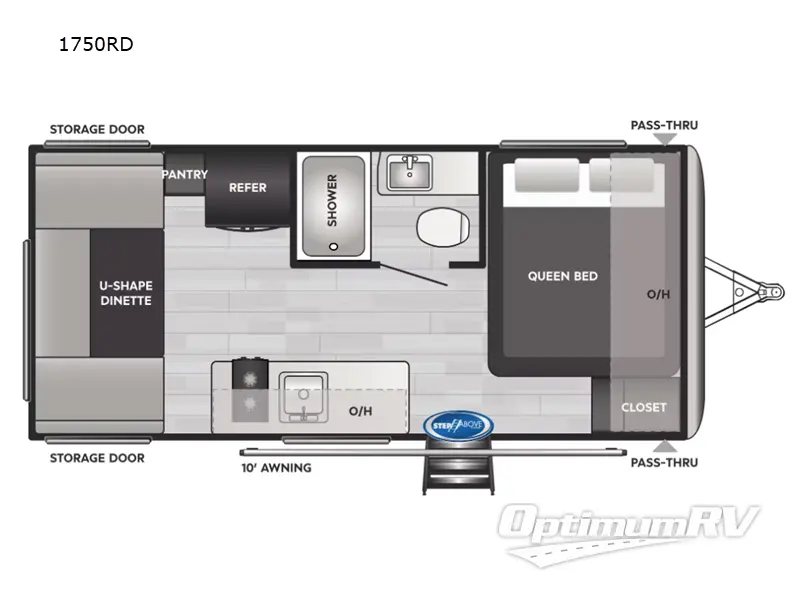 2023 Keystone Springdale Mini 1750RD RV Floorplan Photo