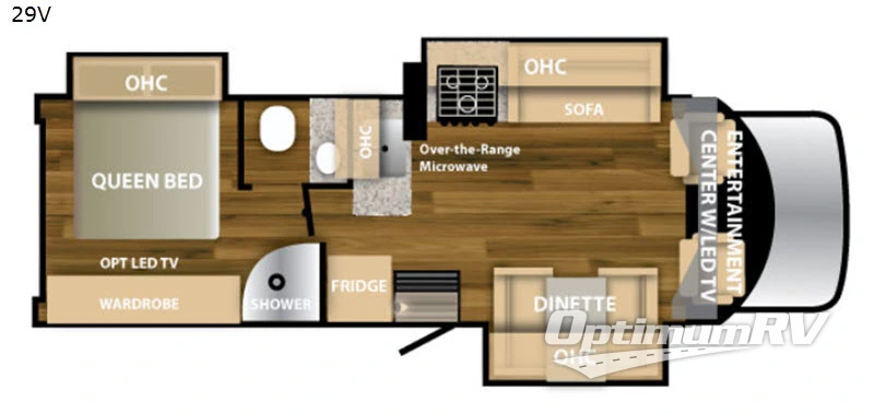 2021 NeXus Viper 29V RV Floorplan Photo