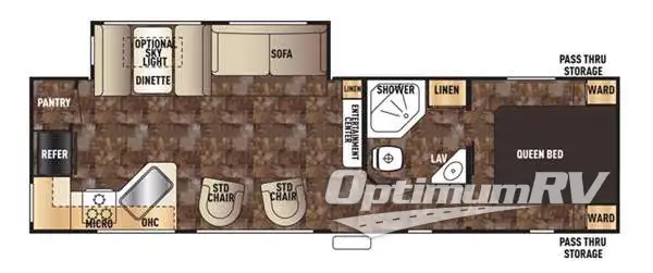 2015 Forest River Cherokee 274RK RV Floorplan Photo