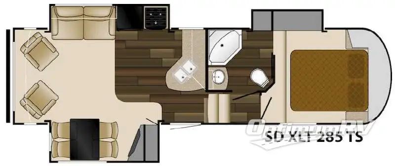 2015 Heartland Sundance XLT 285TS RV Floorplan Photo