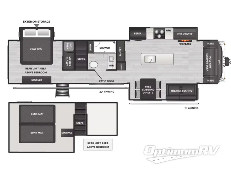 2025 Heartland Corterra 3.5 RV Floorplan Photo