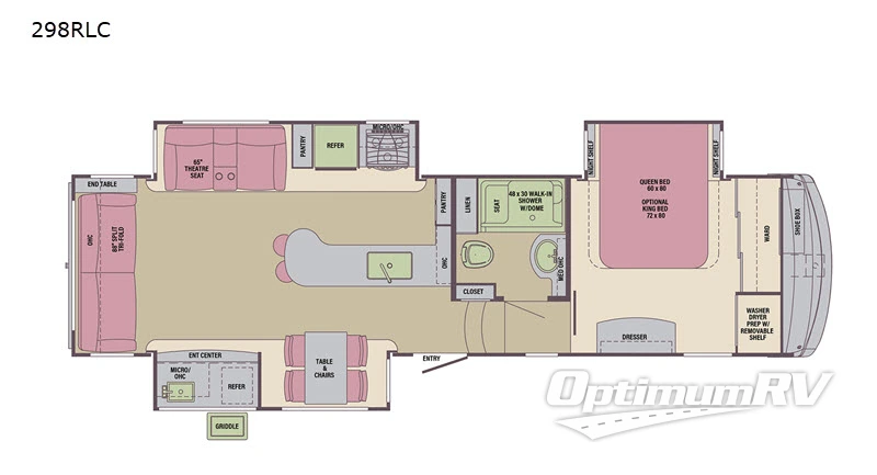 2021 Palomino Columbus Compass 298RLC RV Floorplan Photo