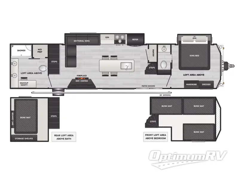 2025 Keystone Retreat 391HBDL RV Floorplan Photo