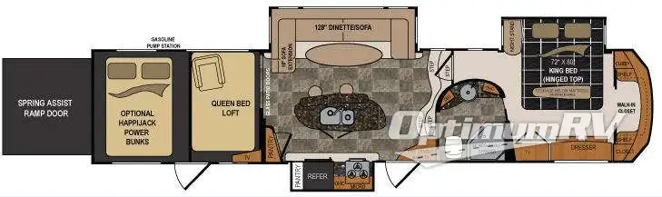 2013 Dutchmen Voltage V3795 RV Floorplan Photo