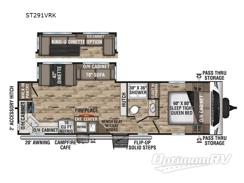 2023 Venture SportTrek ST291VRK RV Floorplan Photo