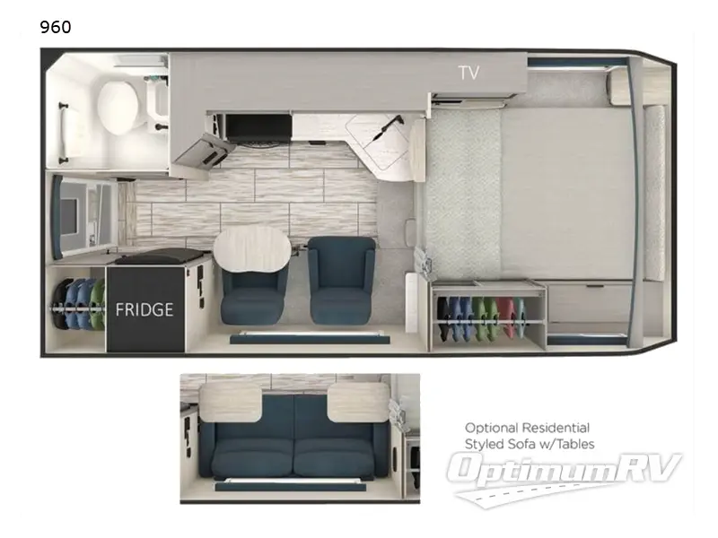 2024 Lance Lance 960 RV Floorplan Photo