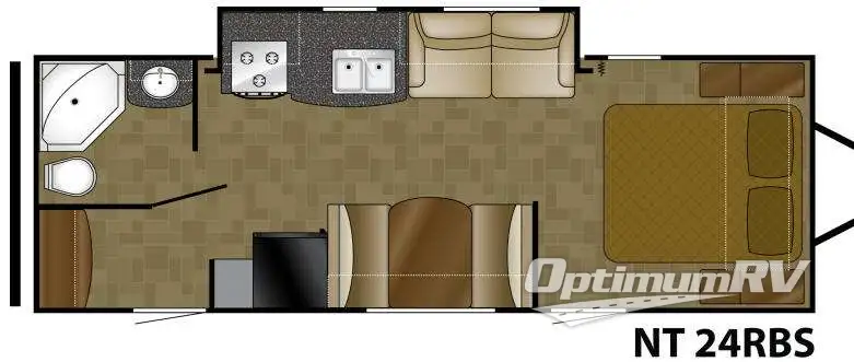 2011 Heartland North Trail 24RBS RV Floorplan Photo