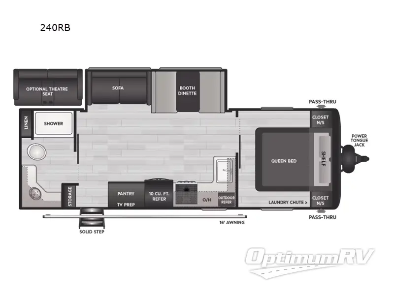 2025 Keystone Springdale 240RB RV Floorplan Photo