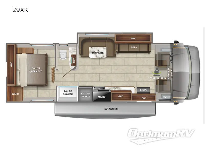 2022 Jayco Redhawk 29XK Floorplan Photo
