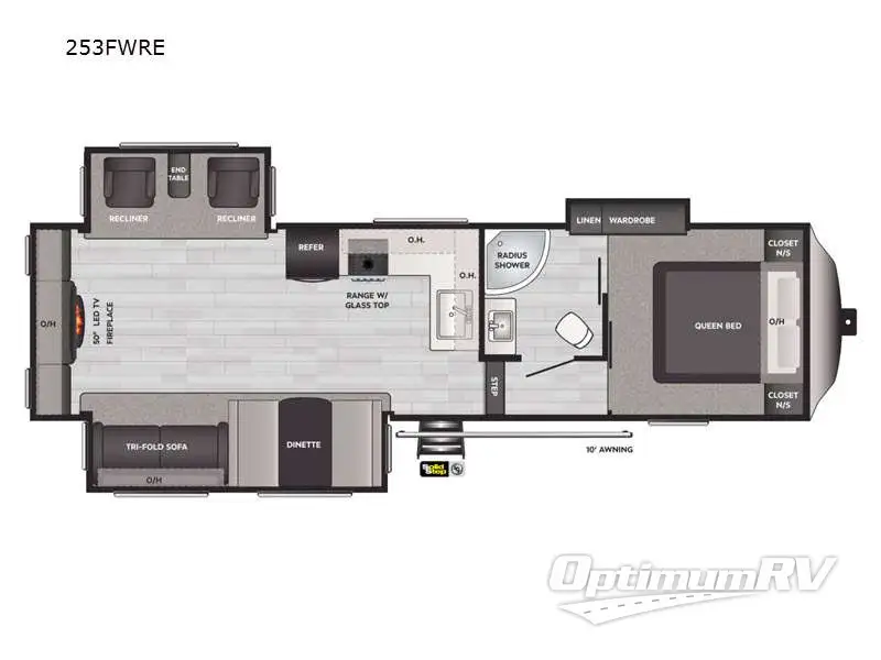 2021 Keystone Springdale 253FWRE RV Floorplan Photo