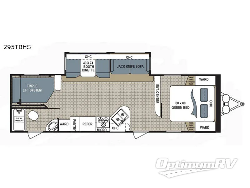 2017 Dutchmen Kodiak Ultimate 295TBHS RV Floorplan Photo