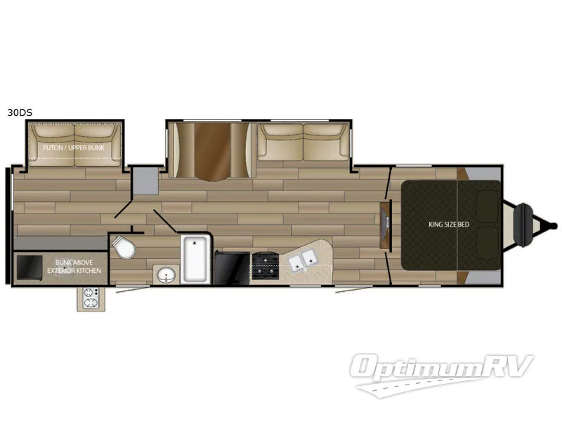 2018 Cruiser Radiance Ultra Lite 30DS RV Floorplan Photo