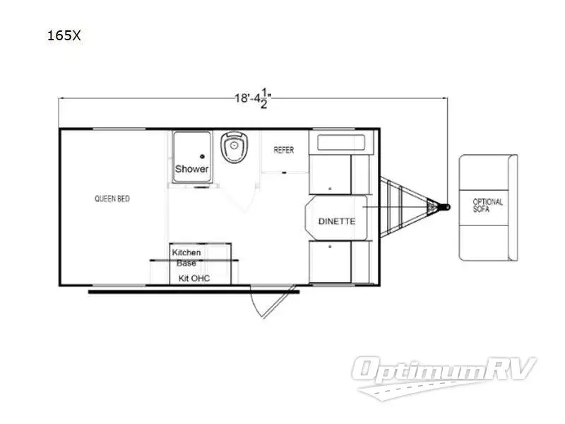 2022 Riverside Xplorer 165X RV Floorplan Photo