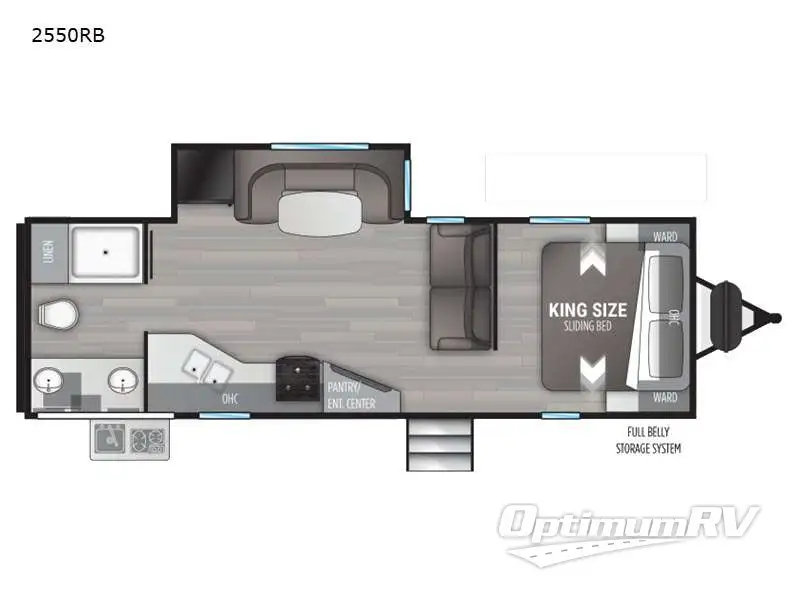 2021 Cruiser MPG 2550RB RV Floorplan Photo