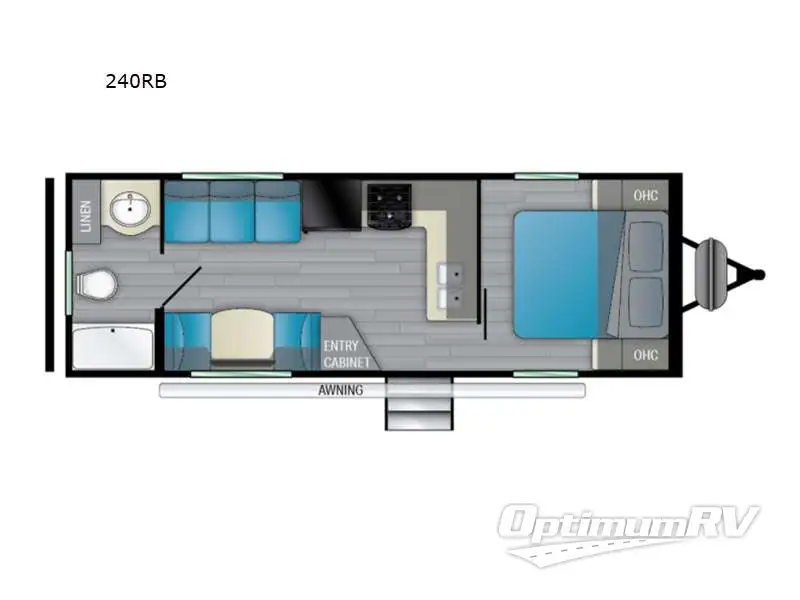 2022 Heartland Prowler 240RB RV Floorplan Photo