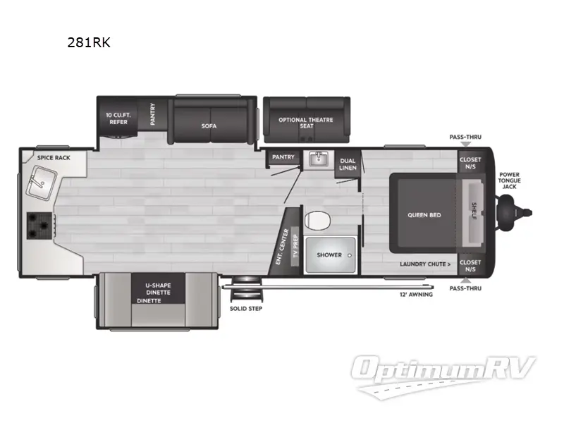 2025 Keystone Springdale 281RK RV Floorplan Photo