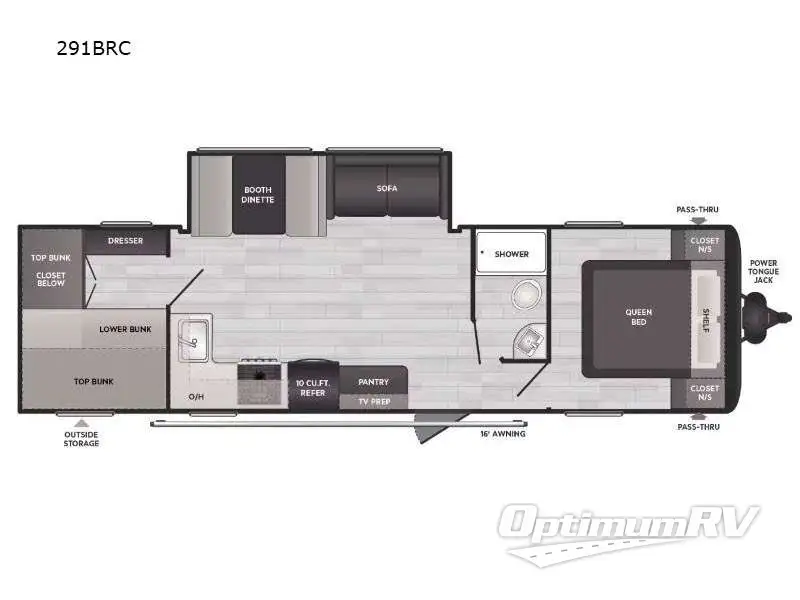 2025 Keystone Springdale Classic 291BRC RV Floorplan Photo