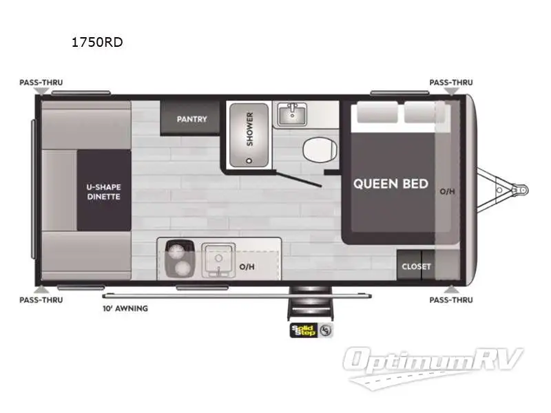 2021 Keystone Springdale Mini 1750RD RV Floorplan Photo